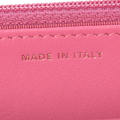 Chanel Caviar Quilted Wallet on Chain WOC Pink 9 of 11