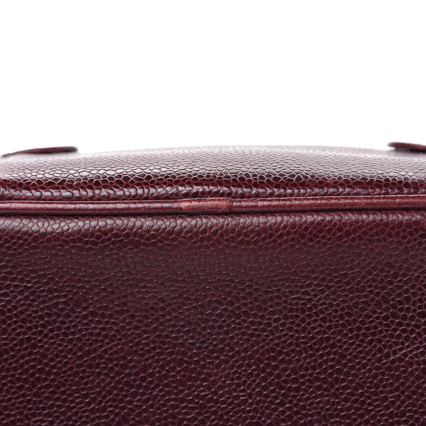 Caviar Vanity Cosmetic Case Burgundy