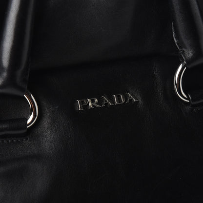 Prada Nappa Ruffle Bauletto Black 9 of 9