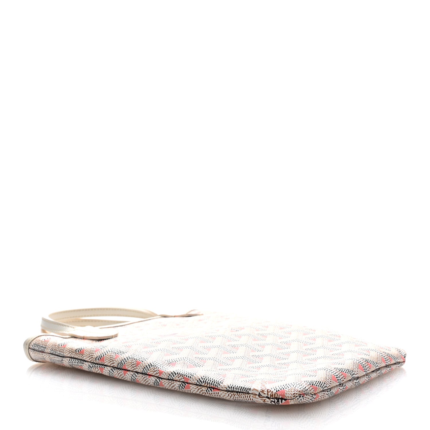 Goyard Goyardine Poitiers Claire Voie Tote White Pink 4 of 13