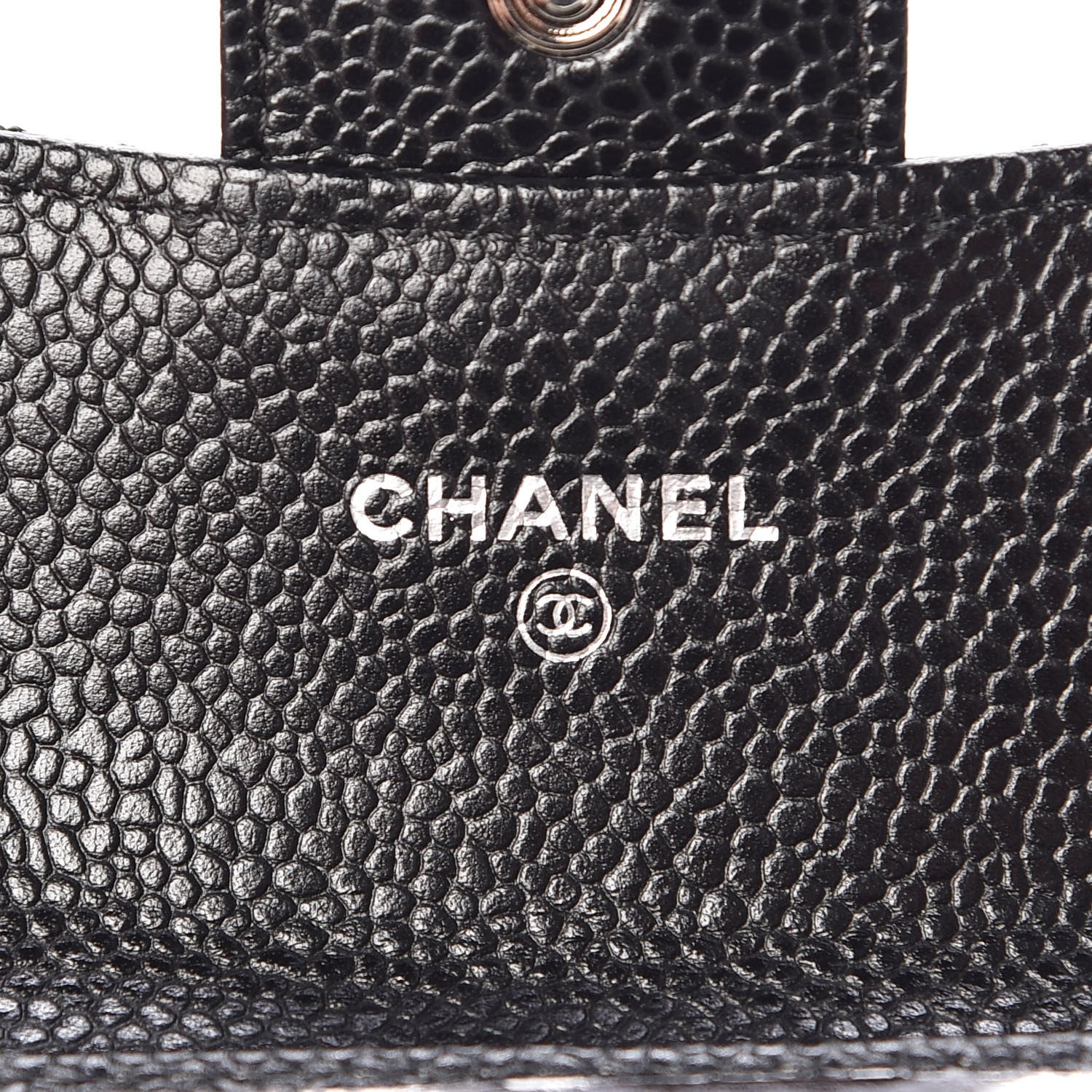 Chanel Caviar Quilted Flap Card Holder Black 6 of 9