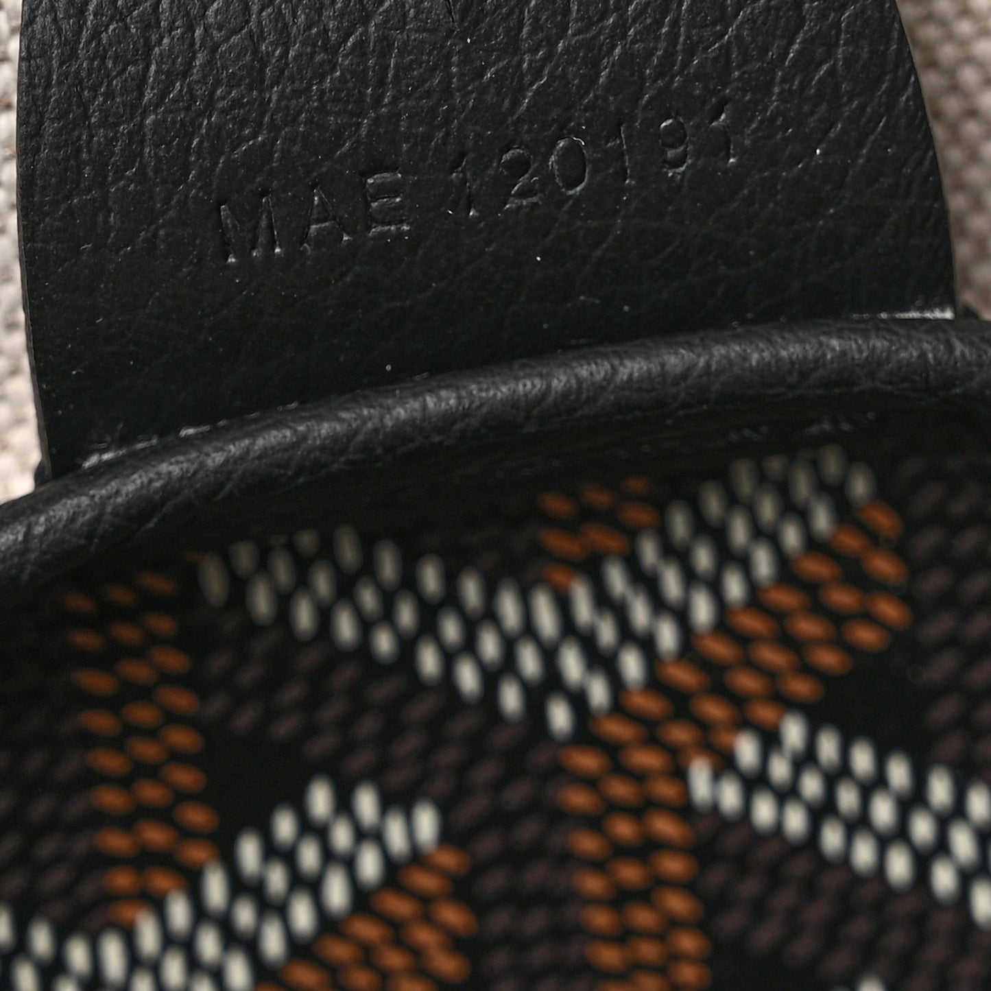 Goyardine Artois PM Black