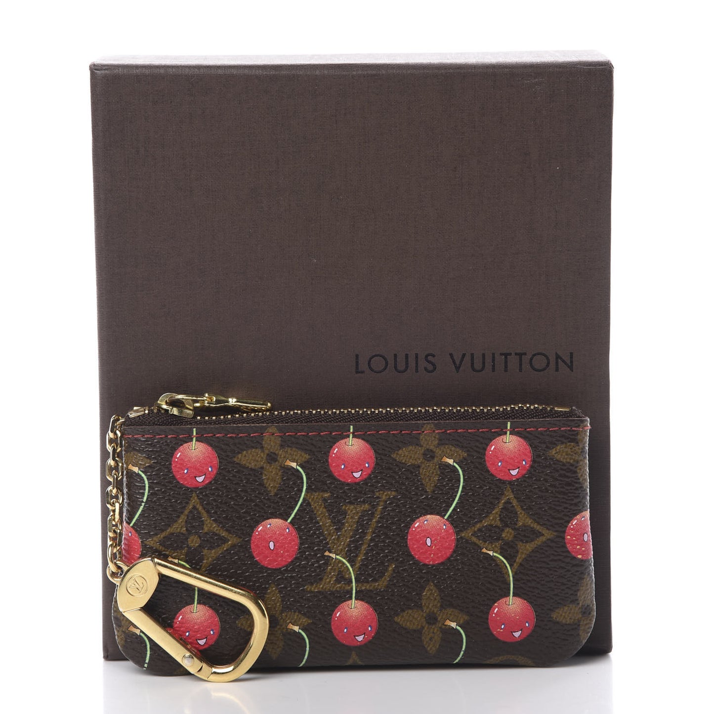 Monogram Cerises Key Pouch