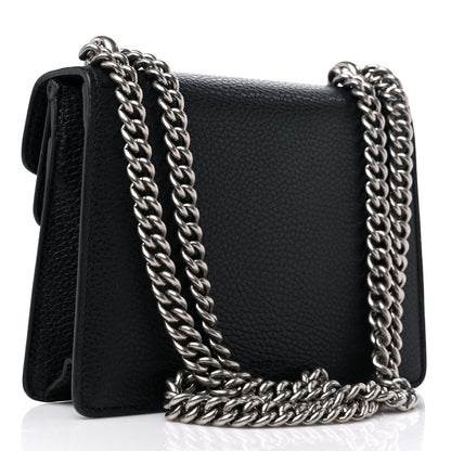 Gucci Calfskin Mini Dionysus Shoulder Bag Black 3 of 13