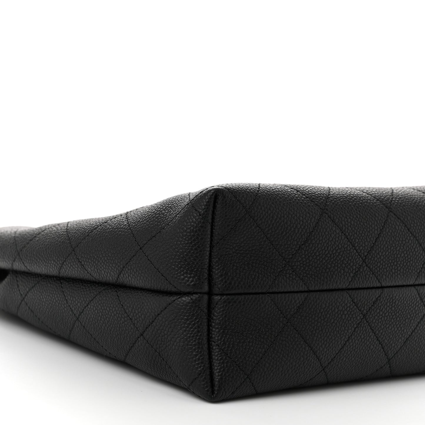 Caviar Quilted City Walk Hobo Black