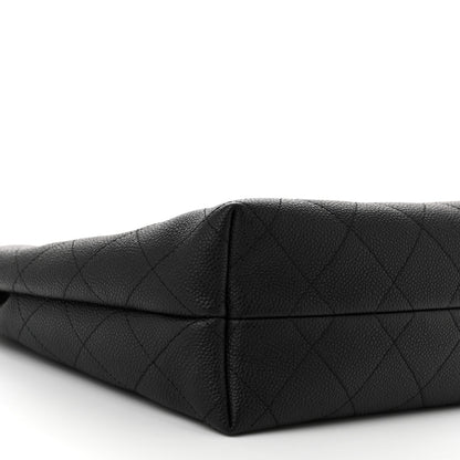 Chanel Caviar Quilted City Walk Hobo Black 9 of 11