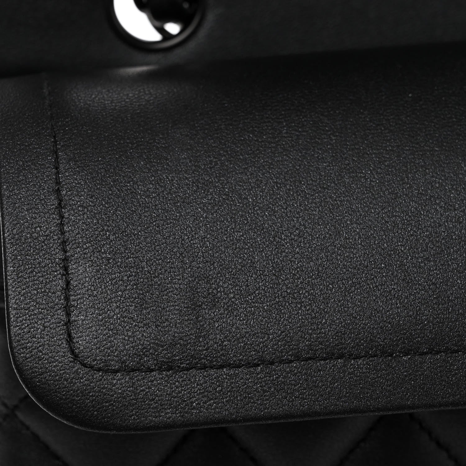 Chanel Lambskin Quilted Small Double Flap So Black 11 of 13