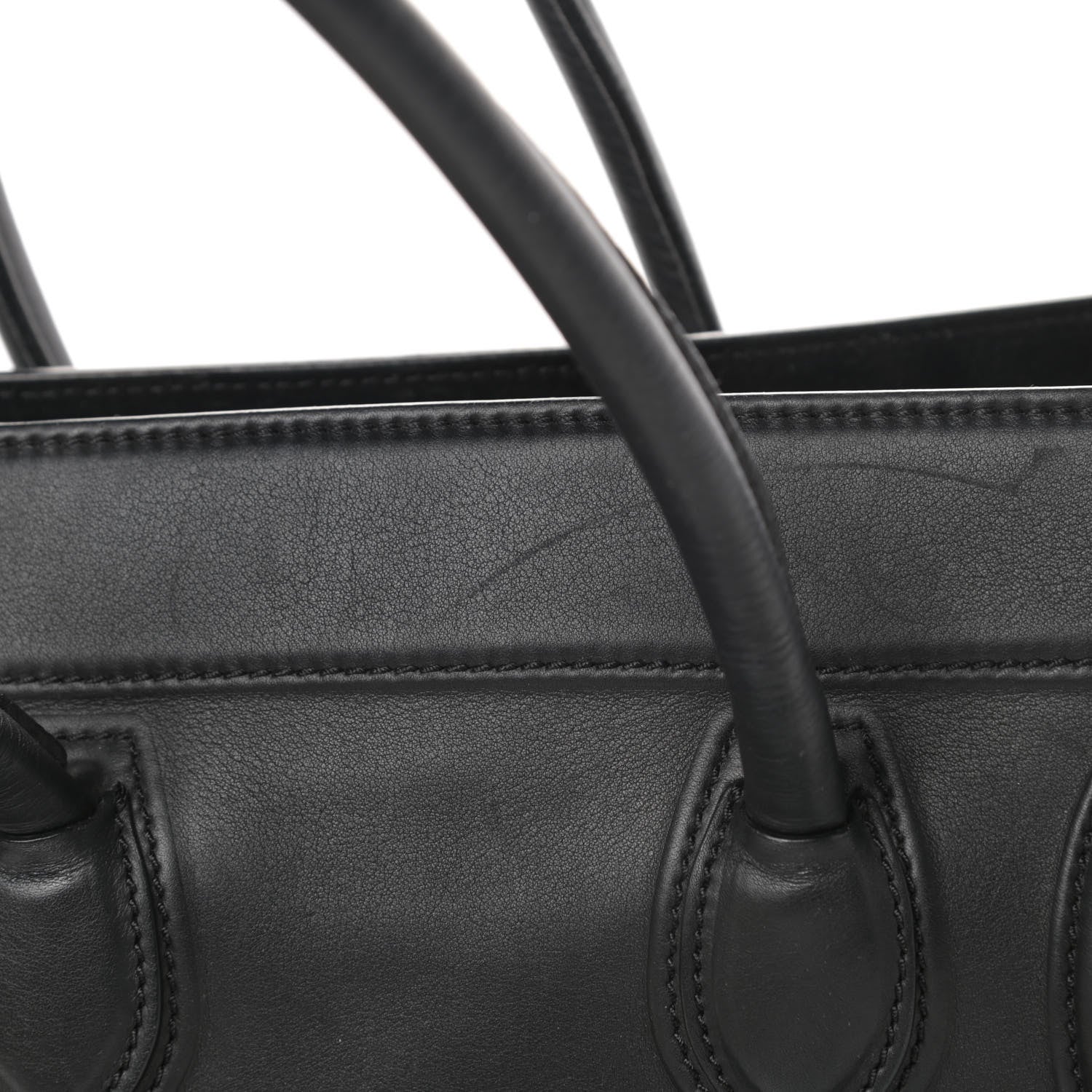 Celine Smooth Calfskin Medium Phantom Luggage Black 15 of 17