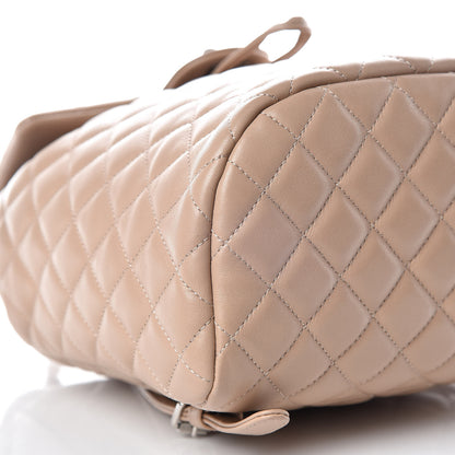 Chanel Lambskin Quilted Small Urban Spirit Backpack Beige 9 of 10