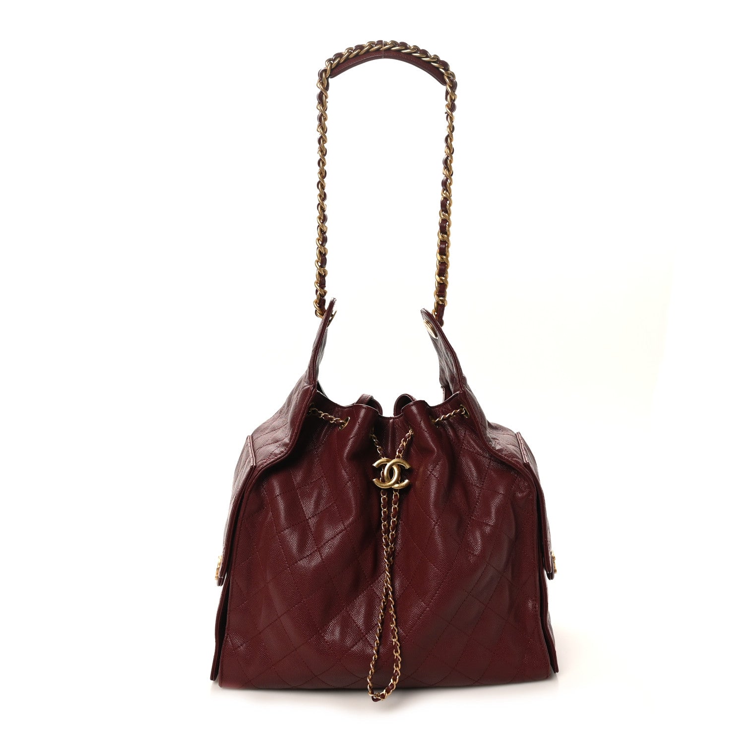 Chanel Caviar Quilted Medium Chanel 25 Handbag Burgundy 1 of 11