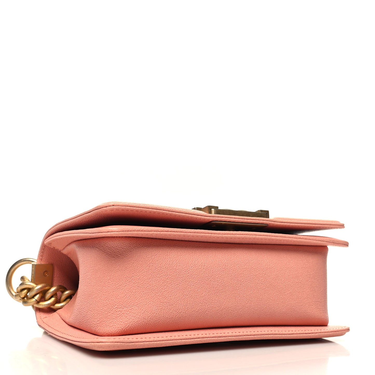 Caviar Quilted Small Boy Flap Pink