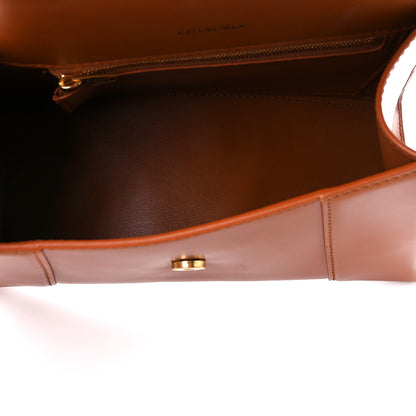 Balenciaga Shiny Box Calfskin Small Hourglass Top Handle Bag Camel 5 of 11