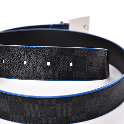 Louis Vuitton Damier Graphite 35mm Metro Belt 100 40 5 of 8