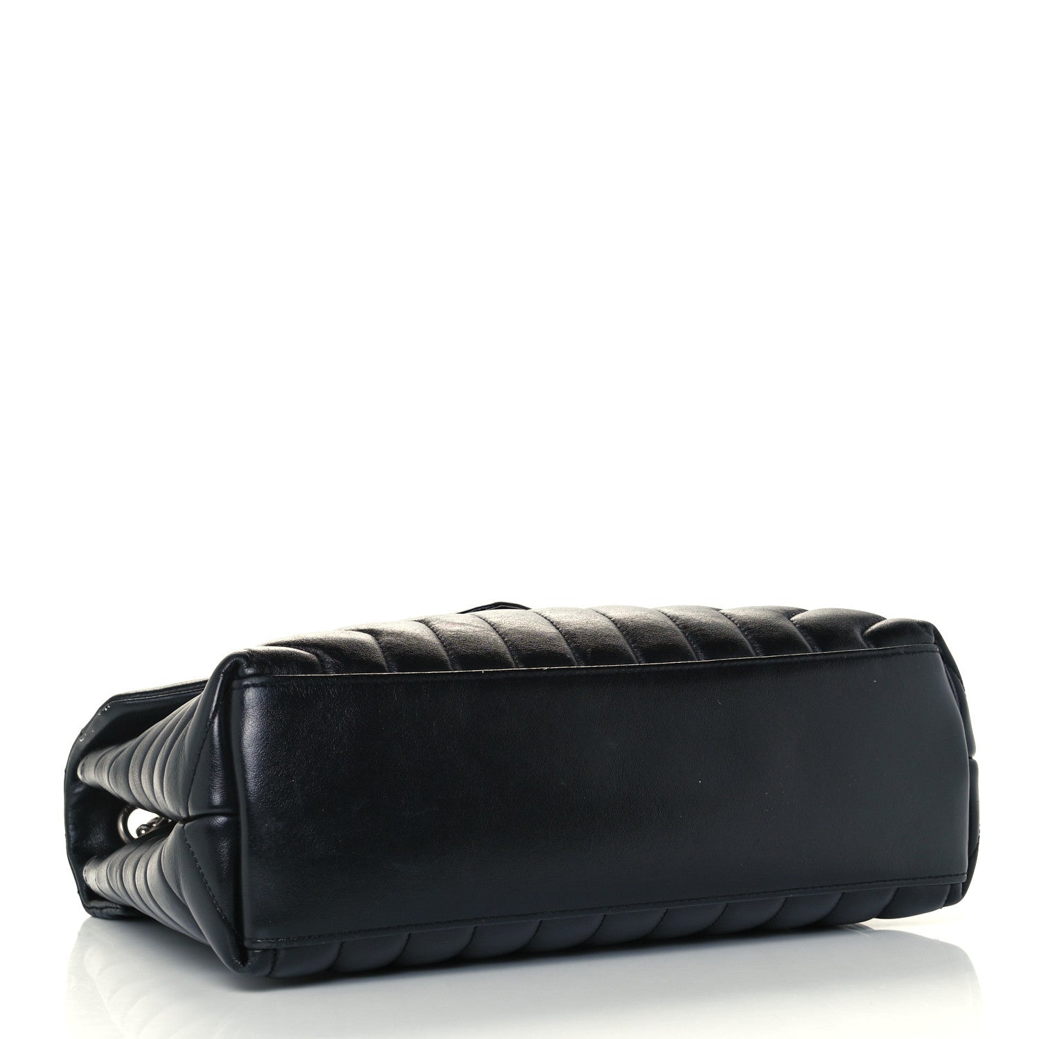 Saint Laurent Calfskin Y Quilted Monogram Medium Loulou Chain Satchel Black 4 of 11