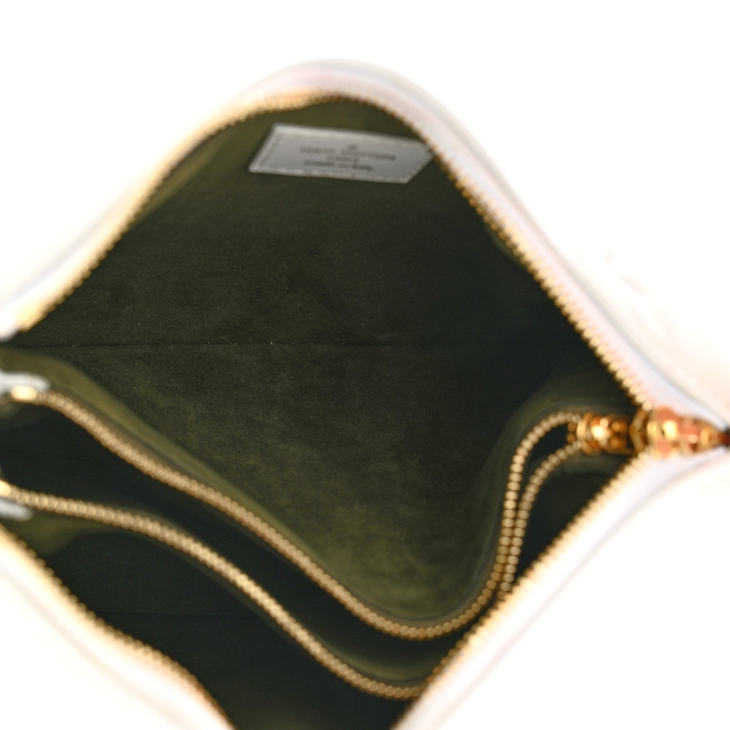 Louis Vuitton Lambskin Embossed Monogram Coussin BB White 5 of 13