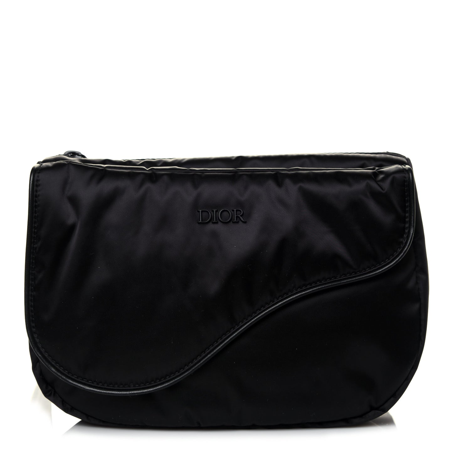 Nylon Saddle Belt Bag Black