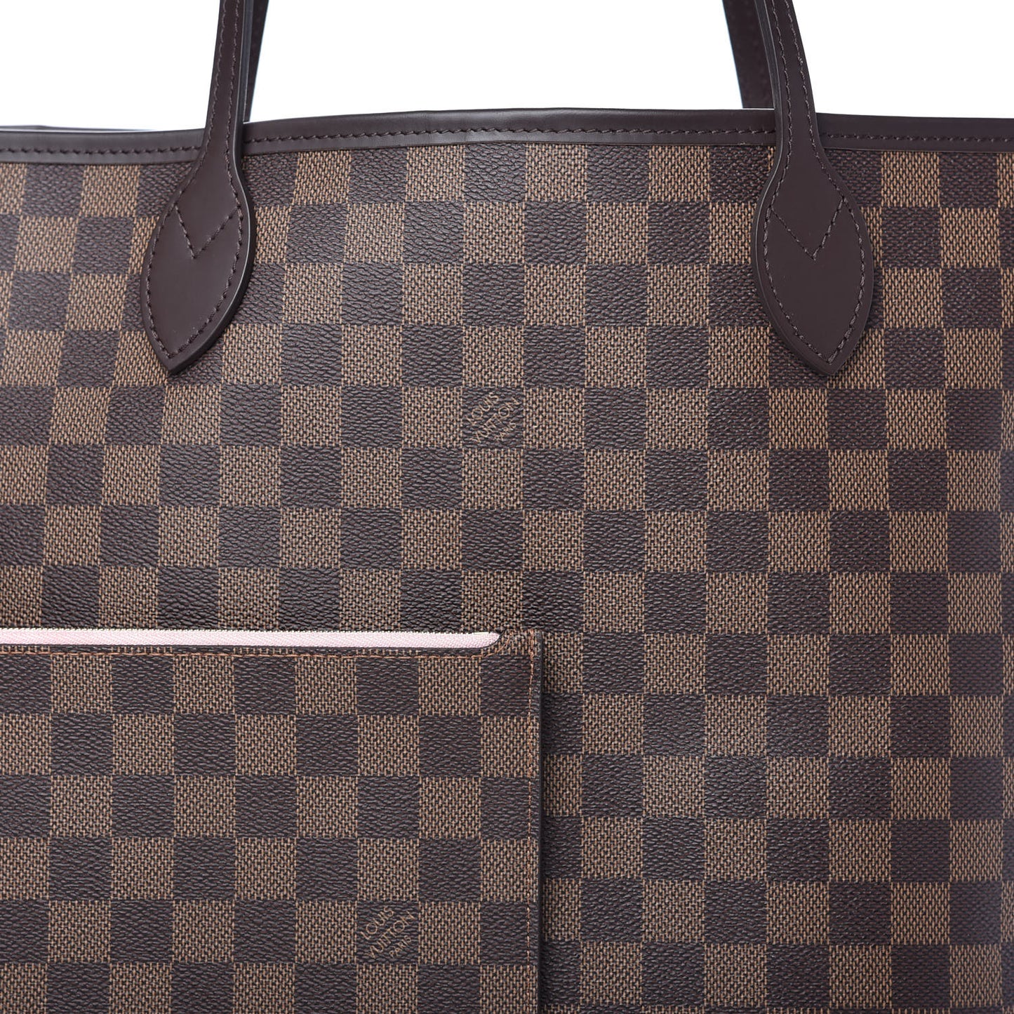 Damier Ebene Neo Neverfull MM Rose Ballerine
