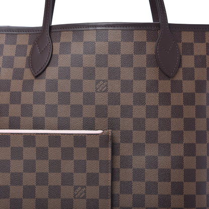 Louis Vuitton Damier Ebene Neo Neverfull MM Rose Ballerine 11 of 11