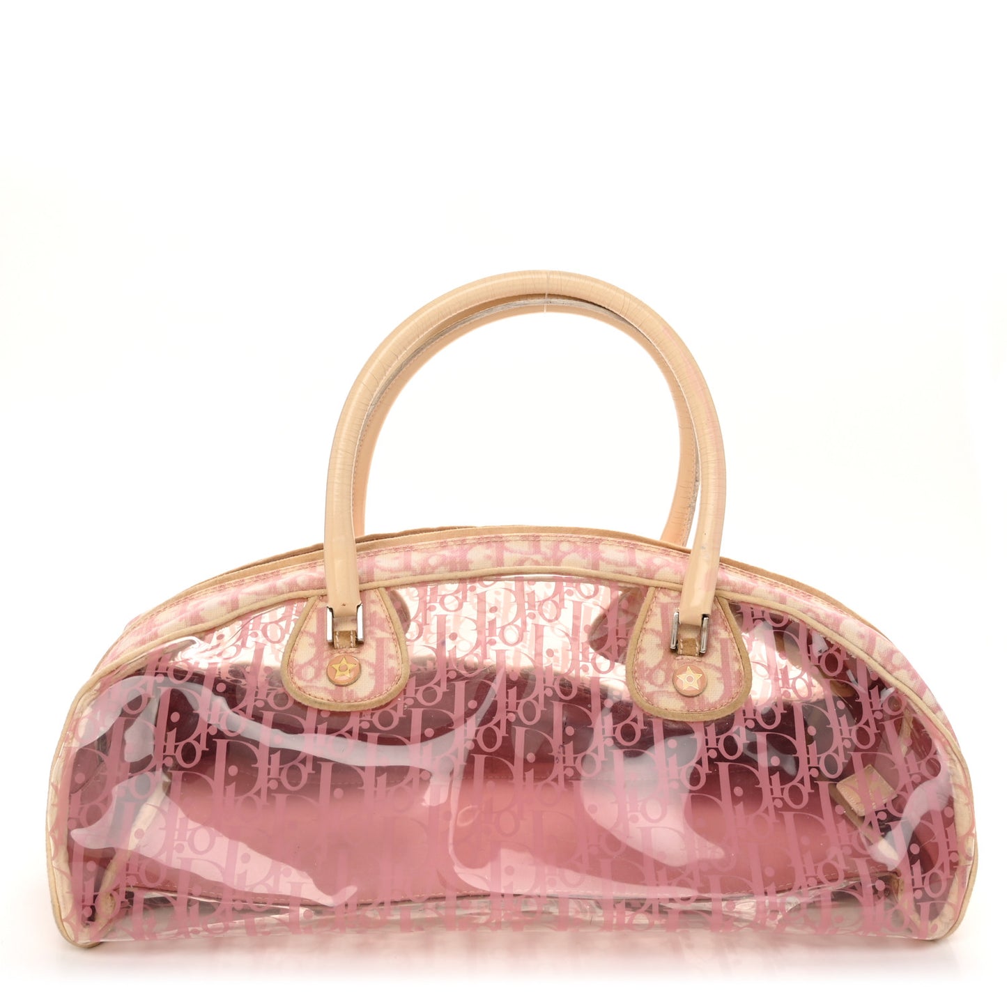 Monogram PVC Bowler Pink