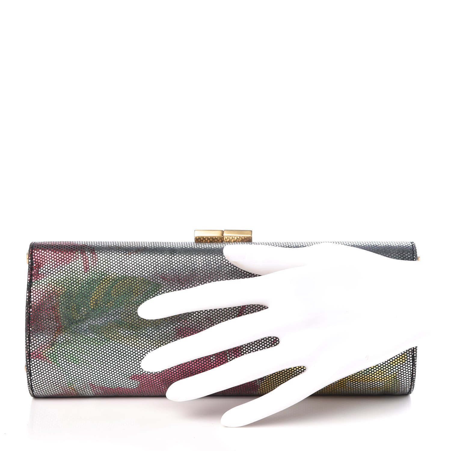 Jimmy Choo Pixelated Floral Small Evening Clutch 2 of 6
