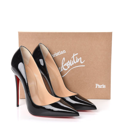 Christian Louboutin Patent So Kate 120 Pumps 40 Black 8 of 8