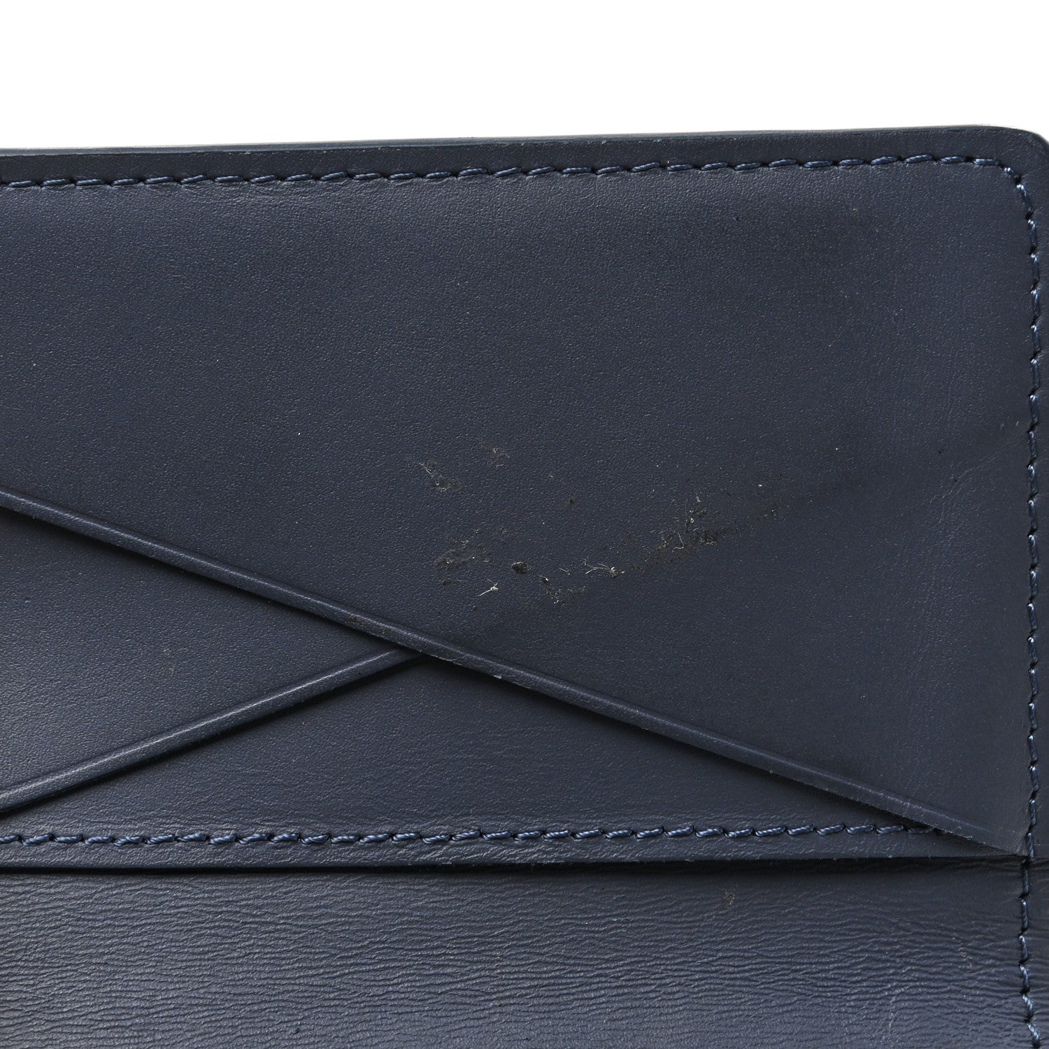 Louis Vuitton Calfskin Monogram Shadow Pocket Organizer Blue 7 of 9