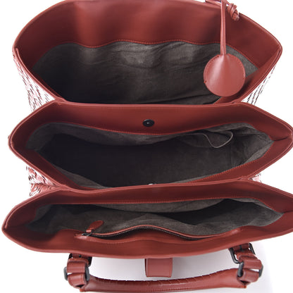 Bottega Veneta Nappa Intrecciato Medium Roma Tote Brique 5 of 10