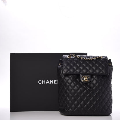 Chanel Calfskin Quilted Large Urban Spirit Backpack Black 8 of 8