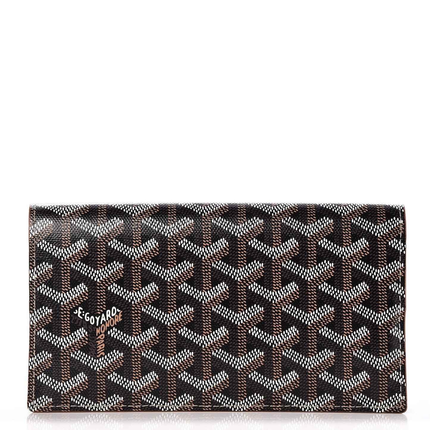 Goyardine Richelieu Wallet Black Gold