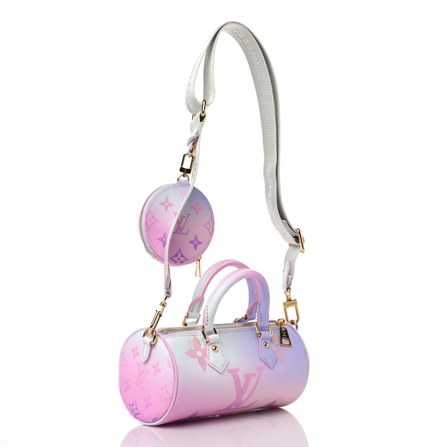 Louis Vuitton Monogram Giant Spring In The City Papillon BB Sunrise Pastel 3 of 8