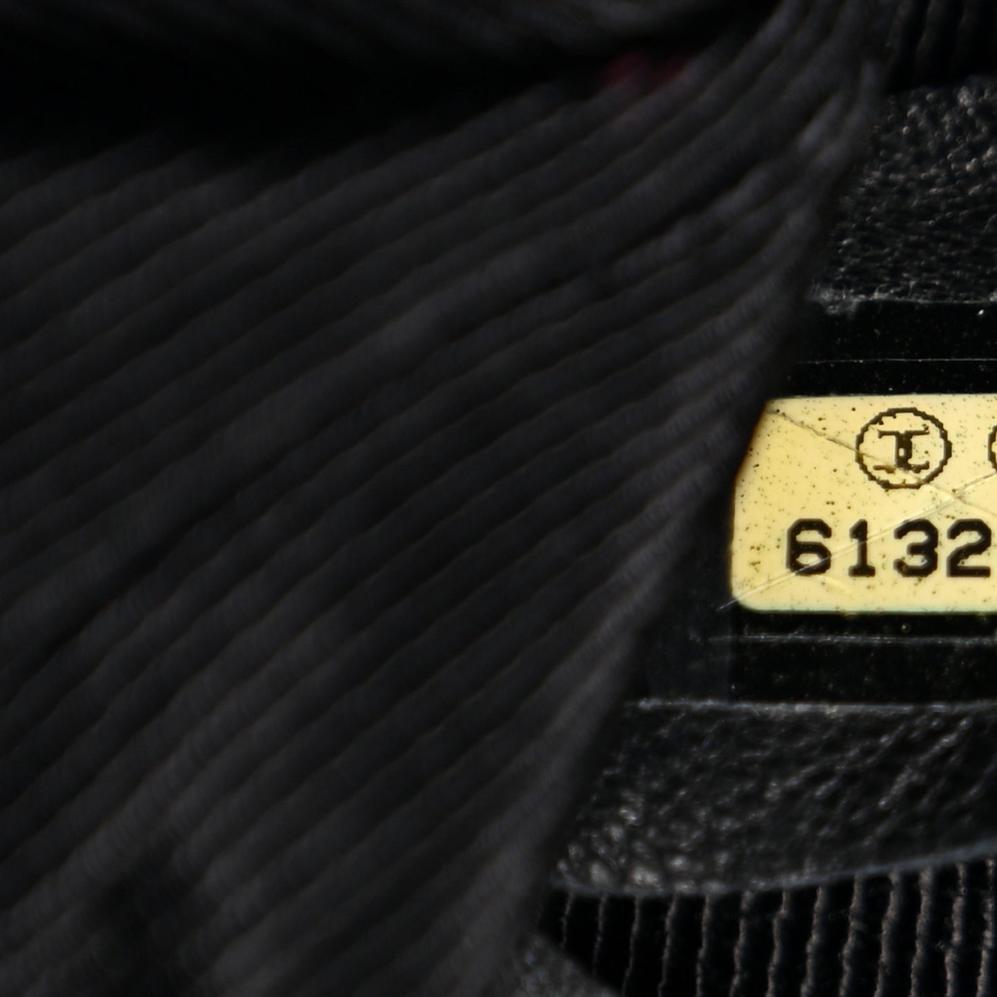 Lambskin Square Stitched Reissue Multi Pocket Flap Black