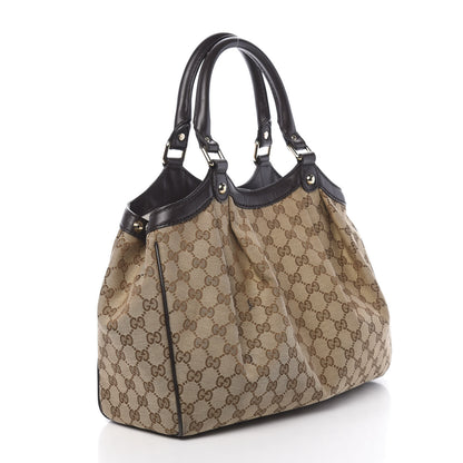 Gucci Monogram Medium Sukey Tote Black 3 of 11
