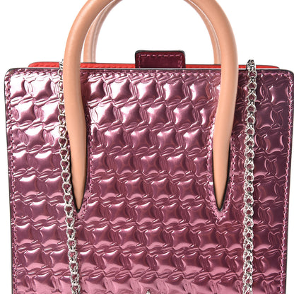 Christian Louboutin Calfskin Crystal Nano Paloma Rainbow 8 of 9