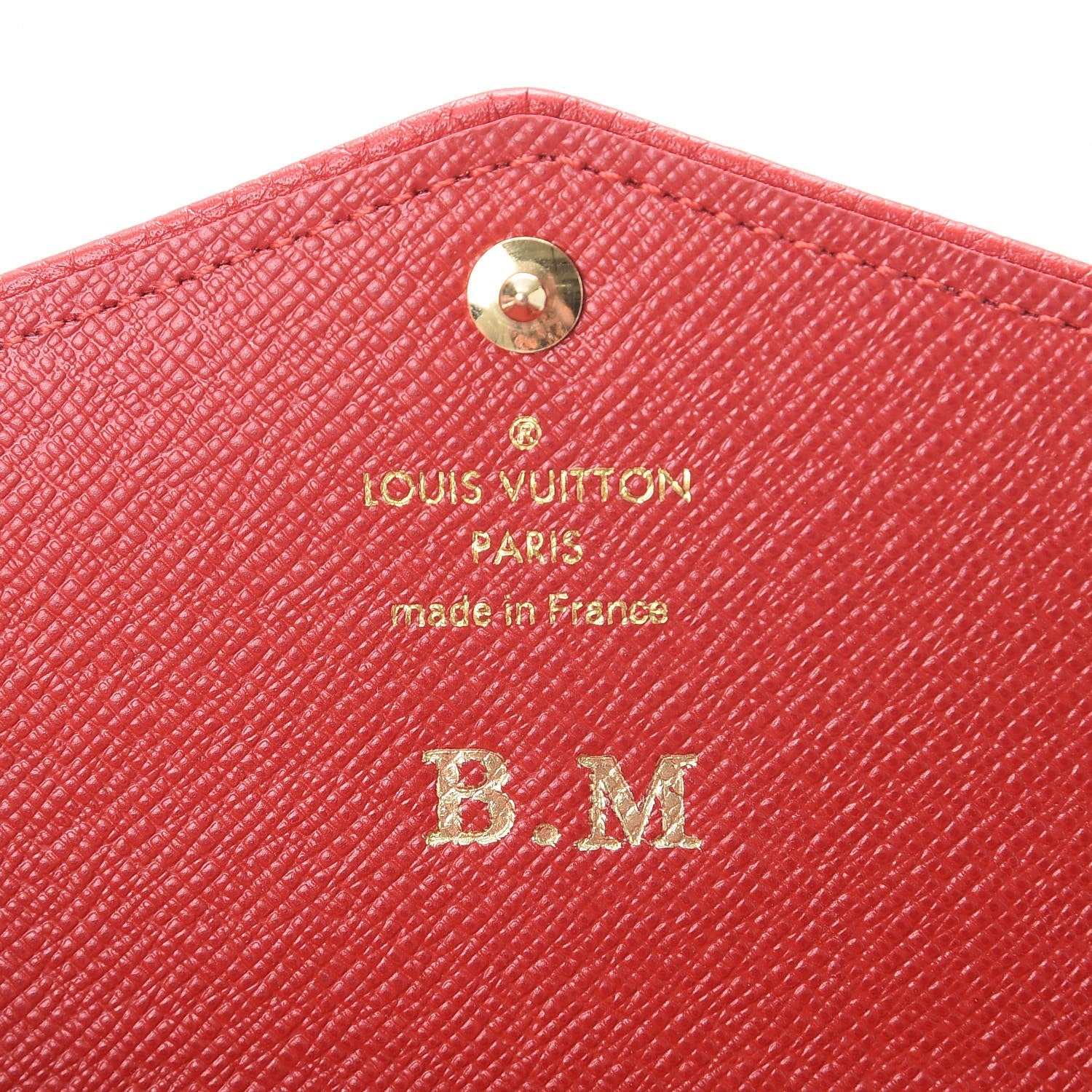 Louis Vuitton Monogram Sarah Retiro Wallet Cherry 6 of 7