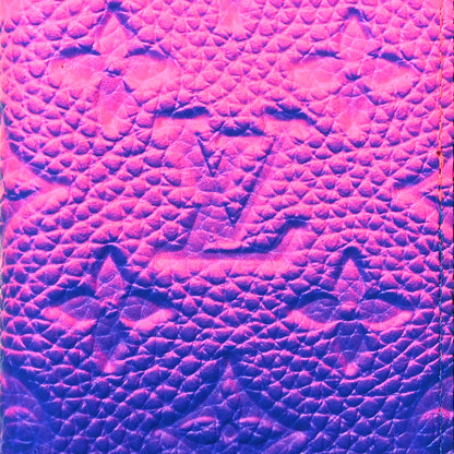 Louis Vuitton Taurillon Illusion Pocket Organizer Bleu Rose 7 of 7