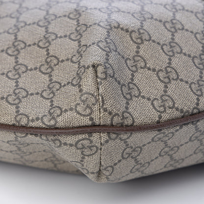 Gucci GG Supreme Monogram Web Ophidia Half Moon Hobo Brown 8 of 10