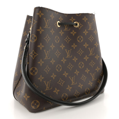 Louis Vuitton Monogram Neonoe MM Black 3 of 13