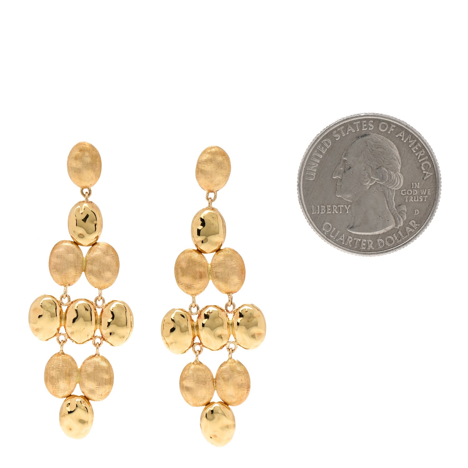 Marco Bicego 18K Yellow Gold Siviglia Chandelier Drop Earrings 2 of 4