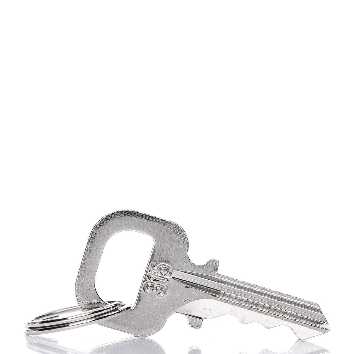Louis Vuitton Polished Silver Lock and Key Set 4 of 4