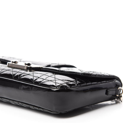 Christian Dior Patent Cannage New Lock Pouch Black 7 of 10