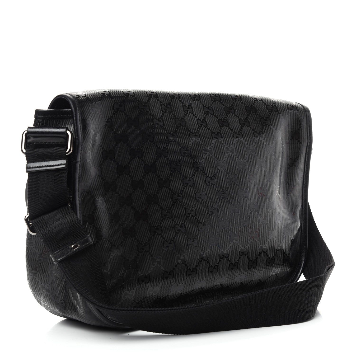 Gucci Imprime Monogram Medium Messenger Bag Black 3 of 10