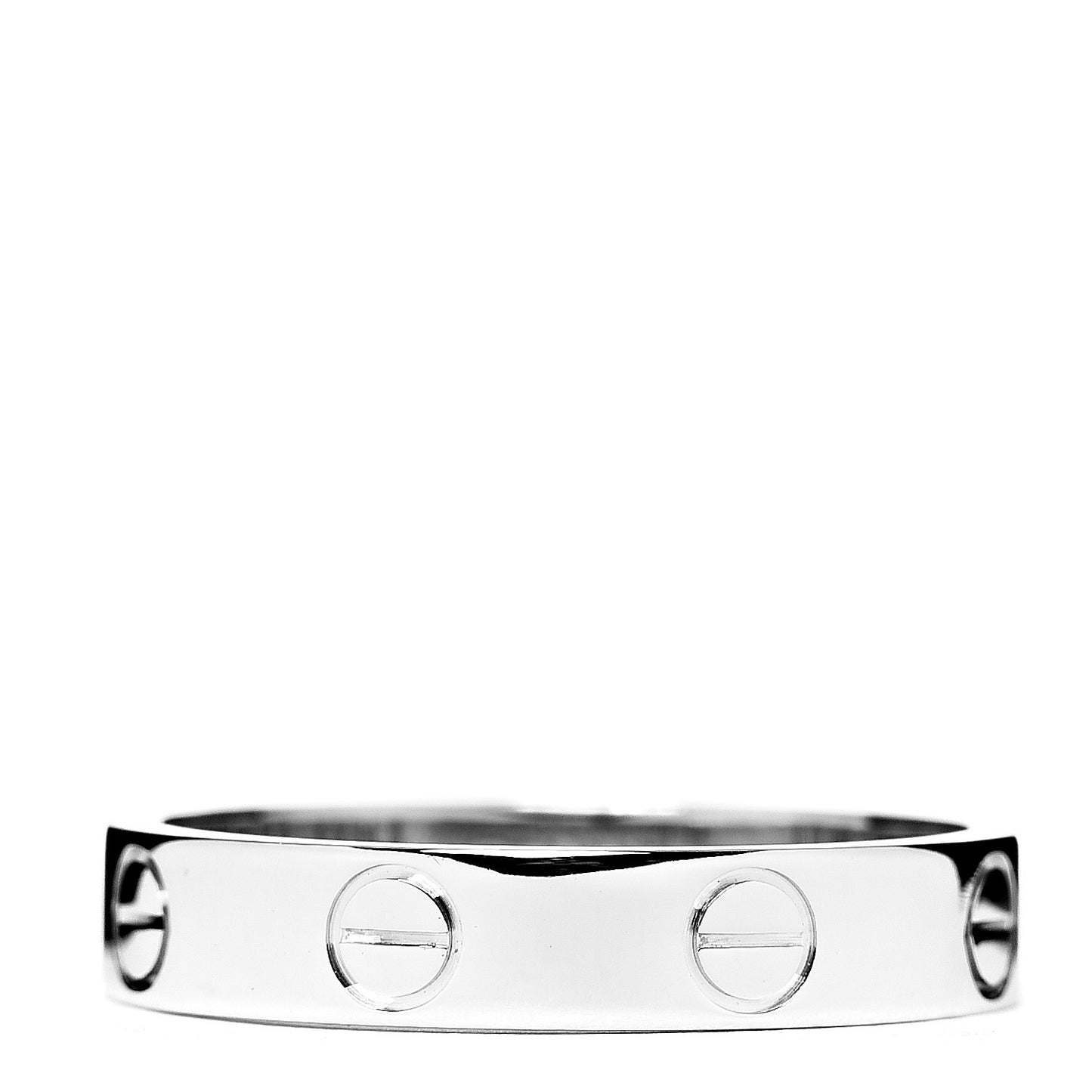 18K White Gold 3.5mm LOVE Wedding Band Ring 51 5.75