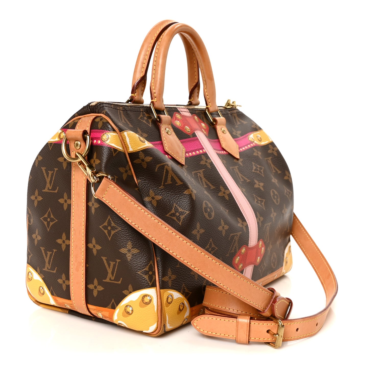 Monogram Summer Trunks Speedy Bandouliere 30