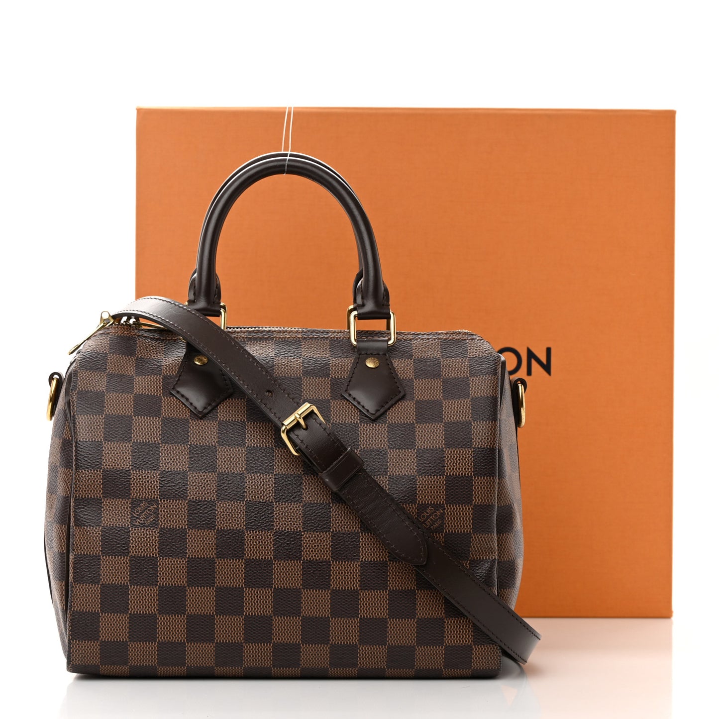 Damier Ebene Speedy Bandouliere 25