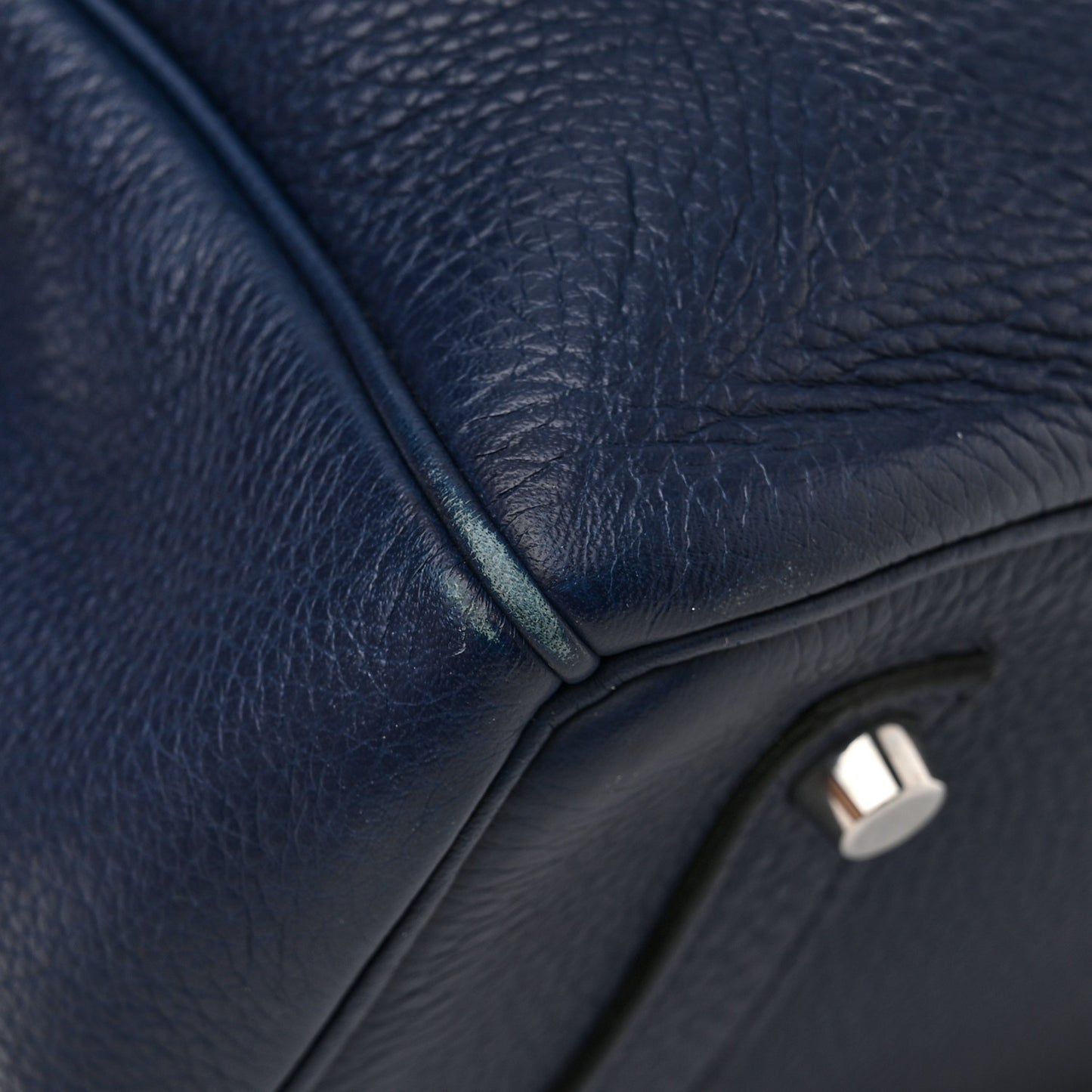 Togo Birkin 35 Bleu Marine