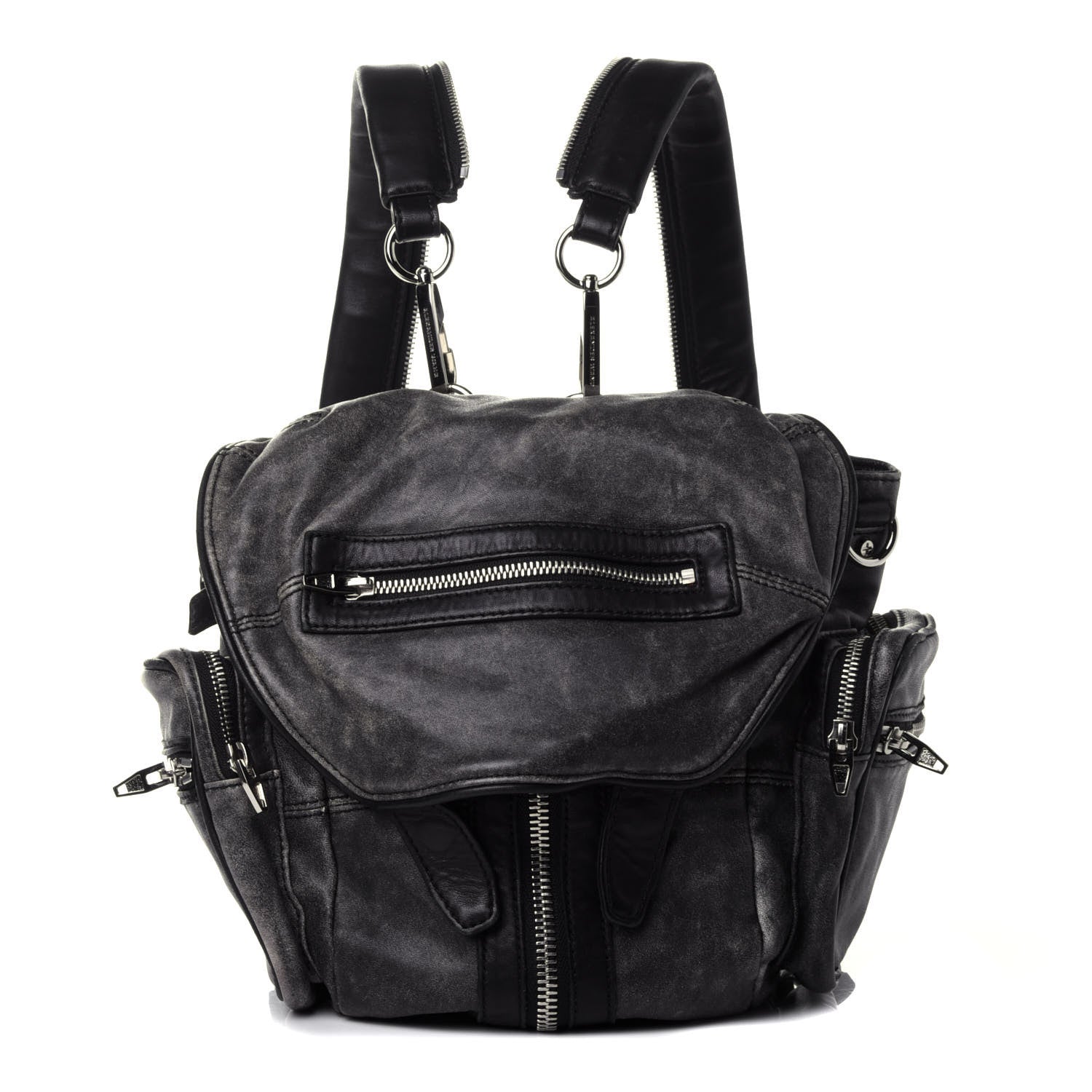 Alexander Wang Calfskin Mini Marti Backpack Washed Grey 1 of 11