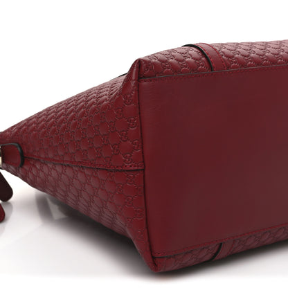 Gucci Soft Microguccissima Dome Satchel Red 9 of 10