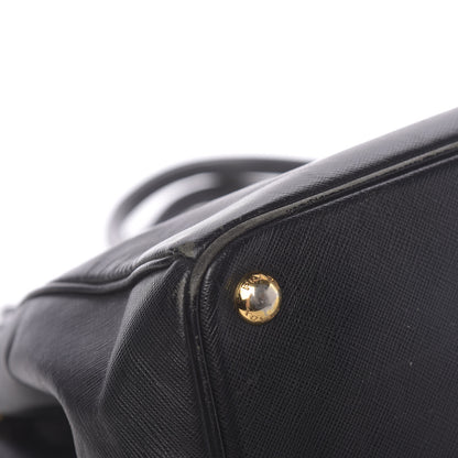 Prada Saffiano Medium Galleria Double Zip Tote Black 10 of 15