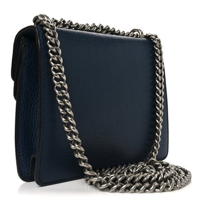Gucci Dollar Calfskin Crystal Mini Dionysus Shoulder Bag Blue Agata Montana Sapphire 3 of 10
