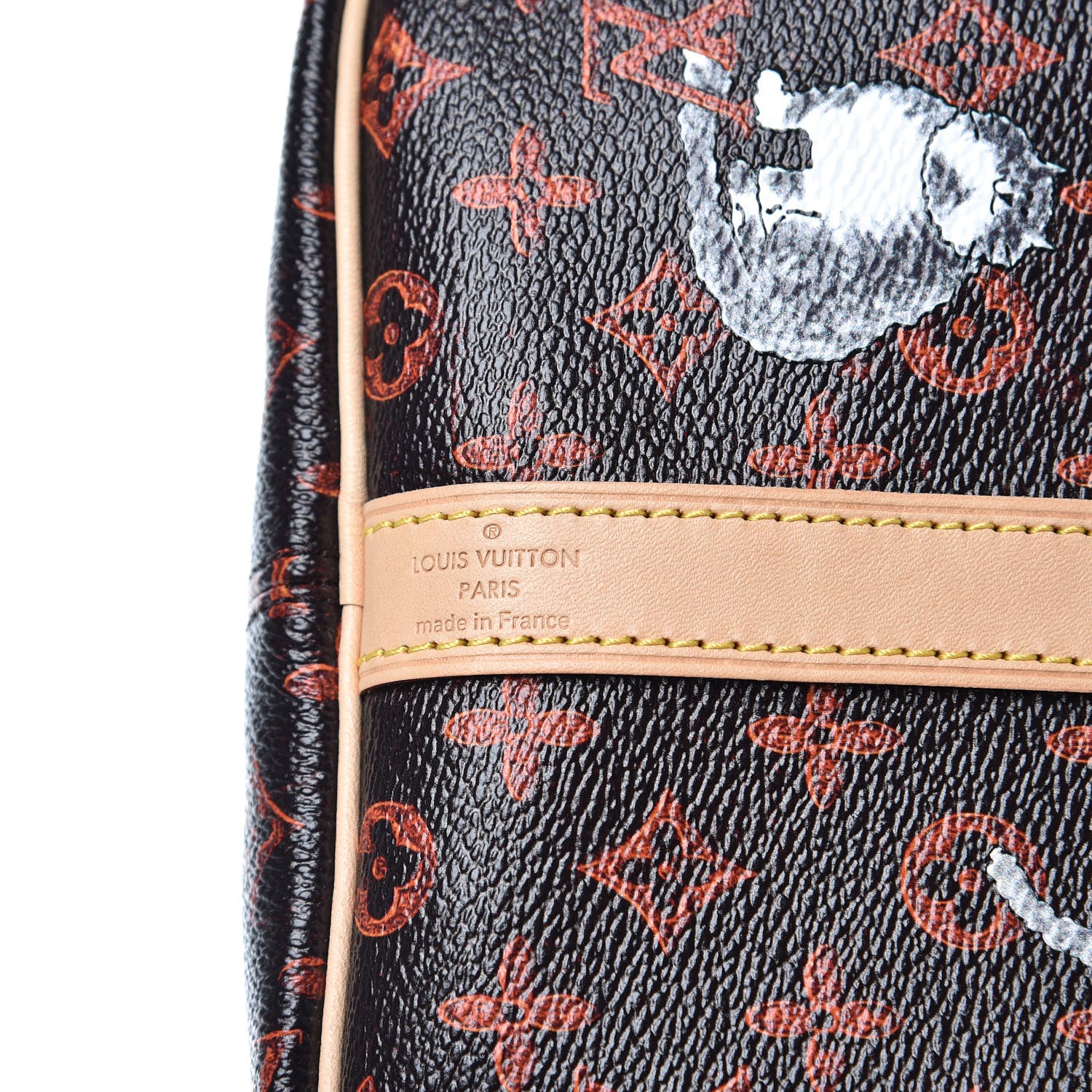 Louis Vuitton Catogram Speedy Bandouliere 30 Marron 7 of 8